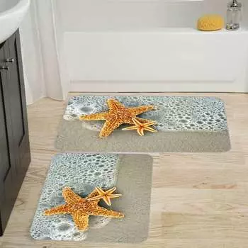 Mosimoso Home RB005 Коврик для ванной с принтом, 2 шт.