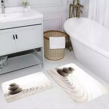 Mosimoso Home RB010 Коврик для ванной с принтом, 2 шт.