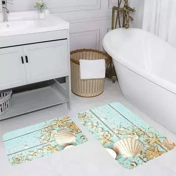 Mosimoso Home RB014 Коврик для ванной с принтом, 2 шт.