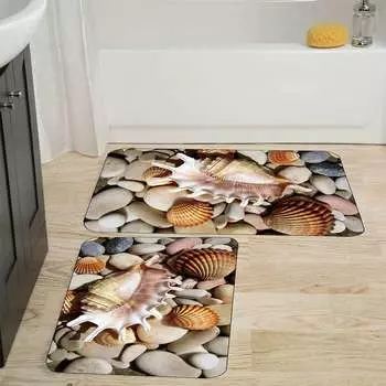 Mosimoso Home RB016 Коврик для ванной с принтом, 2 шт.