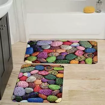 Mosimoso Home RB017 Коврик для ванной с принтом, 2 шт.