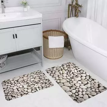 Mosimoso Home RB027 Коврик для ванной с принтом, 2 шт.