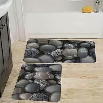 Mosimoso Home RB029 Коврик для ванной с принтом, 2 шт.