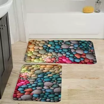 Mosimoso Home RB039 Коврик для ванной с принтом, 2 шт.