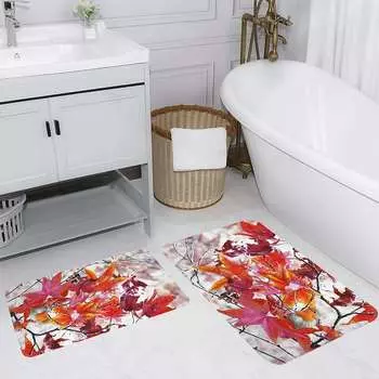 Mosimoso Home RB054 Коврик для ванной с принтом, 2 шт.