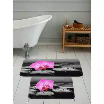 Mosimoso Home RB056 Коврик для ванной с принтом, 2 шт.