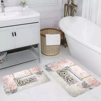 Mosimoso Home RB057 Коврик для ванной с принтом, 2 шт.