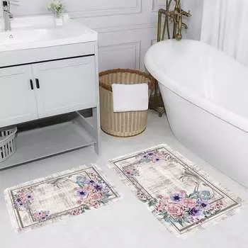 Mosimoso Home RB067 Коврик для ванной с принтом, 2 шт.