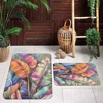 Mosimoso Home RB075 Коврик для ванной с принтом, 2 шт.