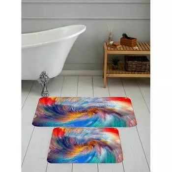 Mosimoso Home RB077 Коврик для ванной с принтом, 2 шт.