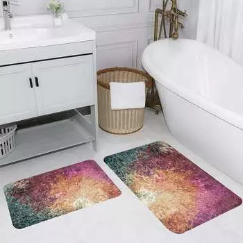 Mosimoso Home RB097 Коврик для ванной с принтом, 2 шт.