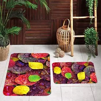 Mosimoso Home RB107 Коврик для ванной с принтом, 2 шт.