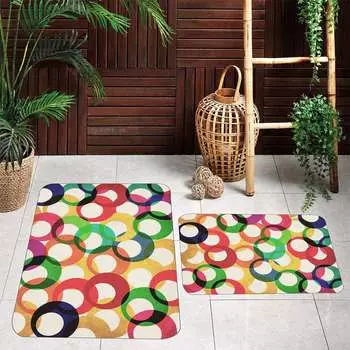 Mosimoso Home RB108 Коврик для ванной с принтом, 2 шт.