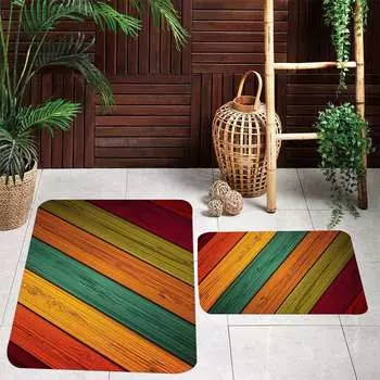 Mosimoso Home RB110 Коврик для ванной с принтом, 2 шт.