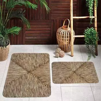 Mosimoso Home RB122 Коврик для ванной с принтом, 2 шт.