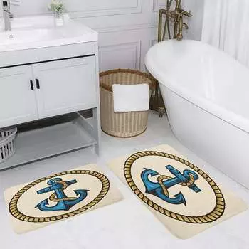 Mosimoso Home RB130 Коврик для ванной с принтом, 2 шт.