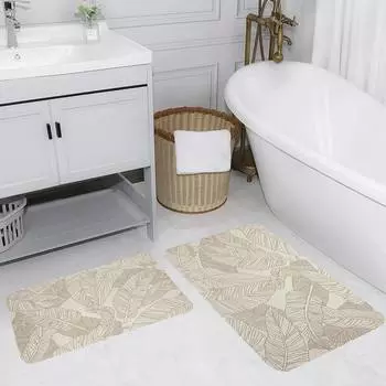 Mosimoso Home RB137 Коврик для ванной с принтом, 2 шт.