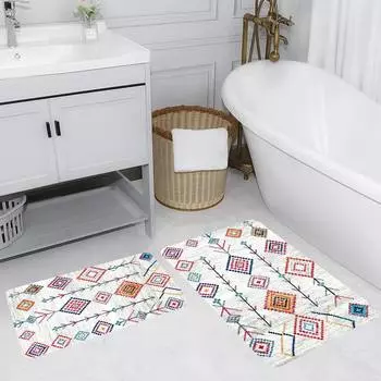 Mosimoso Home RB140 Коврик для ванной с принтом, 2 шт.