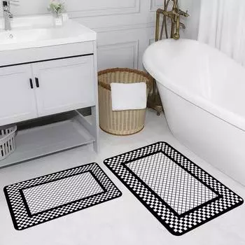 Mosimoso Home RB148 Коврик для ванной с принтом, 2 шт.