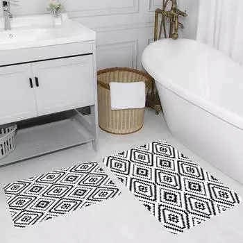 Mosimoso Home RB150 Коврик для ванной с принтом, 2 шт.