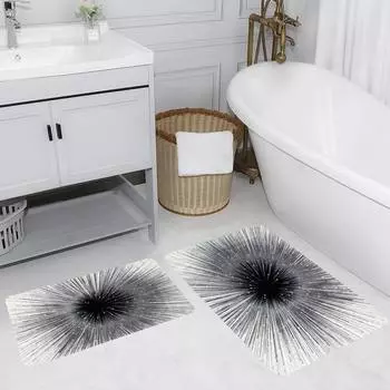 Mosimoso Home RB155 Коврик для ванной с принтом, 2 шт.