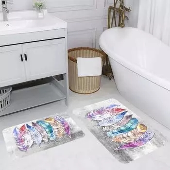 Mosimoso Home RB180 Коврик для ванной с принтом, 2 шт.