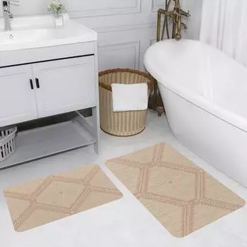 Mosimoso Home RB187 Коврик для ванной с принтом, 2 шт.