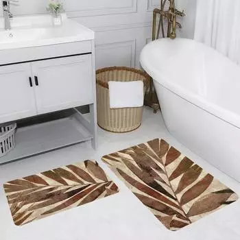 Mosimoso Home RB203 Коврик для ванной с принтом, 2 шт.