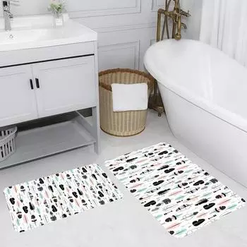 Mosimoso Home RB225 Коврик для ванной с принтом, 2 шт.