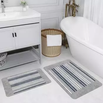 Mosimoso Home RB228 Коврик для ванной с принтом, 2 шт.