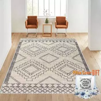 Mosimoso Home RC020 Ковер с принтом на подошве в горошек