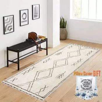 Mosimoso Home RC072 Ковер с принтом на подошве в горошек