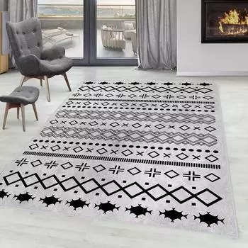 Mosimoso Home RC1018 Ковер с принтом на подошве в горошек