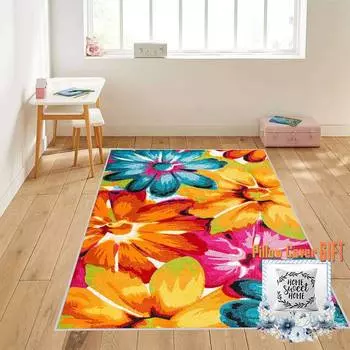 Mosimoso Home RC102 Ковер с принтом на подошве в горошек