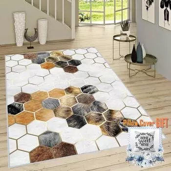 Mosimoso Home RC1074 Ковер с принтом на подошве в горошек