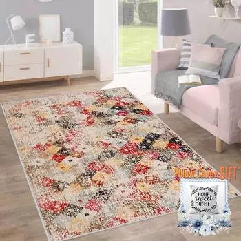 Mosimoso Home RC1111 Ковер с принтом на подошве в горошек