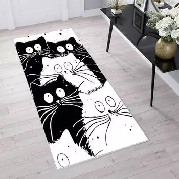 Mosimoso Home RC1124 Ковер с принтом на подошве в горошек