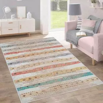 Mosimoso Home RC1138 Ковер с принтом на подошве в горошек