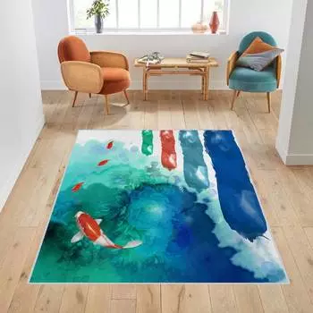 Mosimoso Home RC1159 Ковер с принтом на подошве в горошек