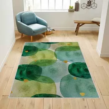 Mosimoso Home RC1167 Ковер с цифровой печатью на подошве в горошек