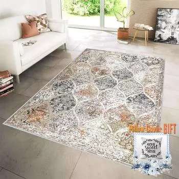 Mosimoso Home RC116 Ковер с точечной подошвой и цифровой печатью