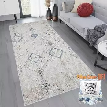 Mosimoso Home RC1176 Ковер с принтом на подошве в горошек