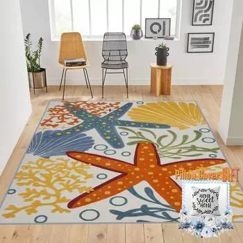 Mosimoso Home RC1198 Ковер с принтом на подошве в горошек