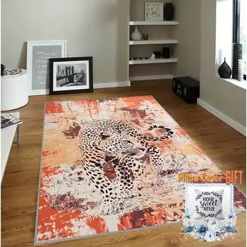 Mosimoso Home RC1233 Ковер с принтом на подошве в горошек