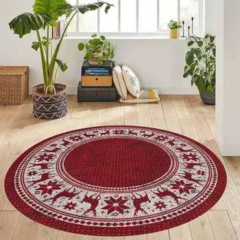 Mosimoso Home RC1331 Ковер с принтом на подошве в горошек