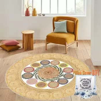 Mosimoso Home RC1351 Ковер с принтом на подошве в горошек