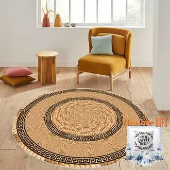 Mosimoso Home RC1355 Ковер с принтом на подошве в горошек