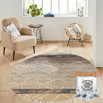 Mosimoso Home RC1389 Ковер с принтом на подошве в горошек