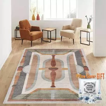 Mosimoso Home RC148 Ковер с принтом на подошве в горошек