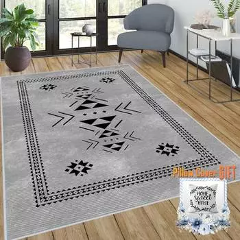 Mosimoso Home RC1492 Ковер с принтом на подошве в горошек